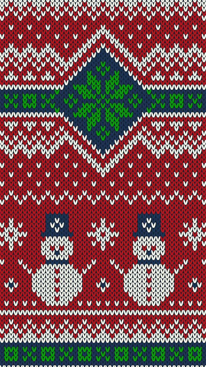 Two Snowmen In A Red Sweater