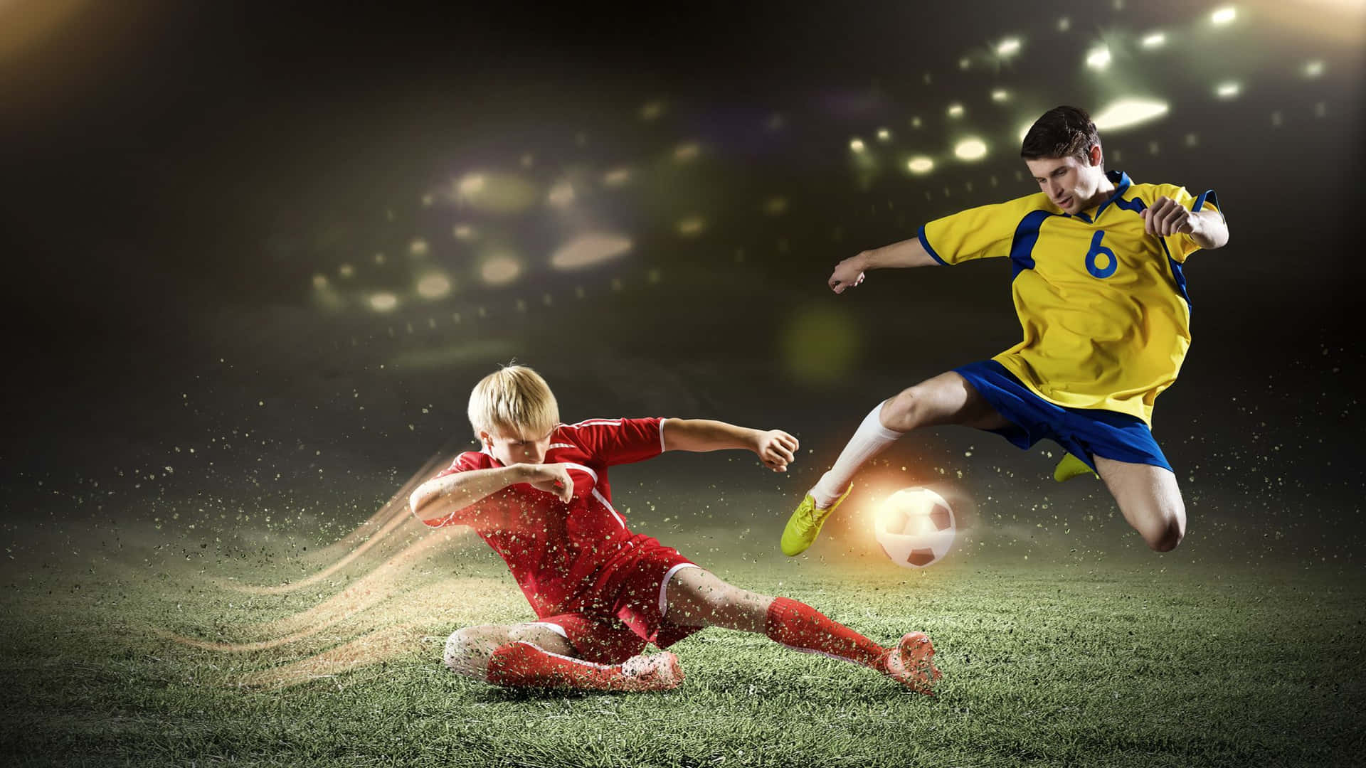 Two Soccer Player For Soccer 4k Wallpaper