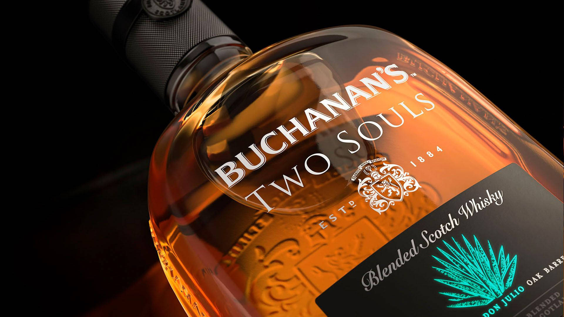 Two Souls Blend Buchanan's Whiskey Background