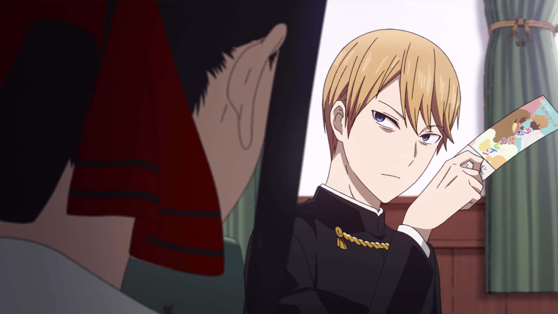 Two Star-crossed Lovers Locked In A Battle Of Wits Background