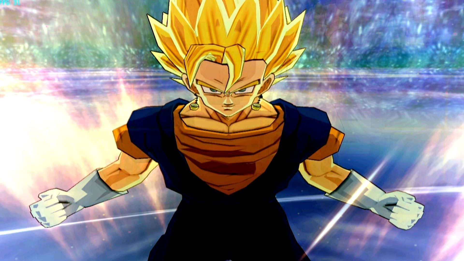 Two Strong Saiyans Unite: Gogeta And Vegito Background