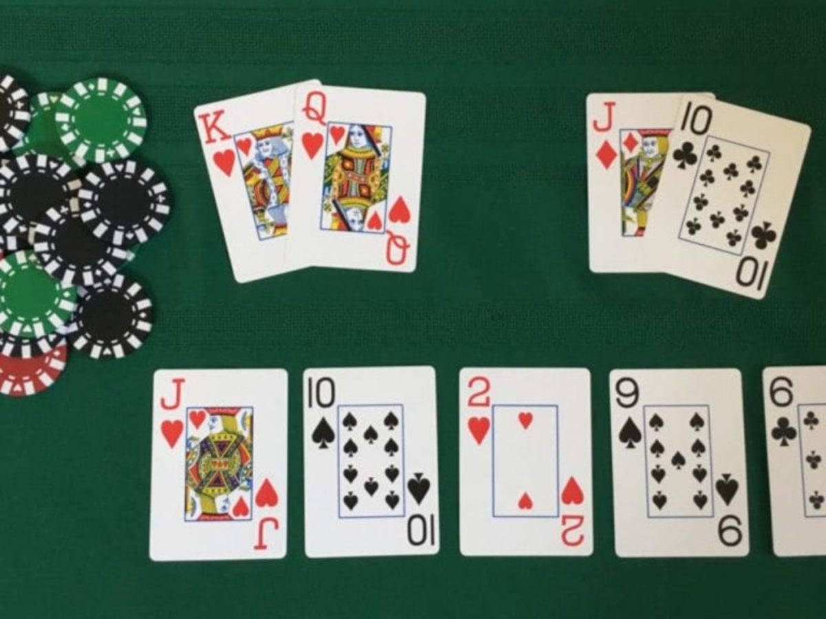 Two Texas Hold'em Player Hands