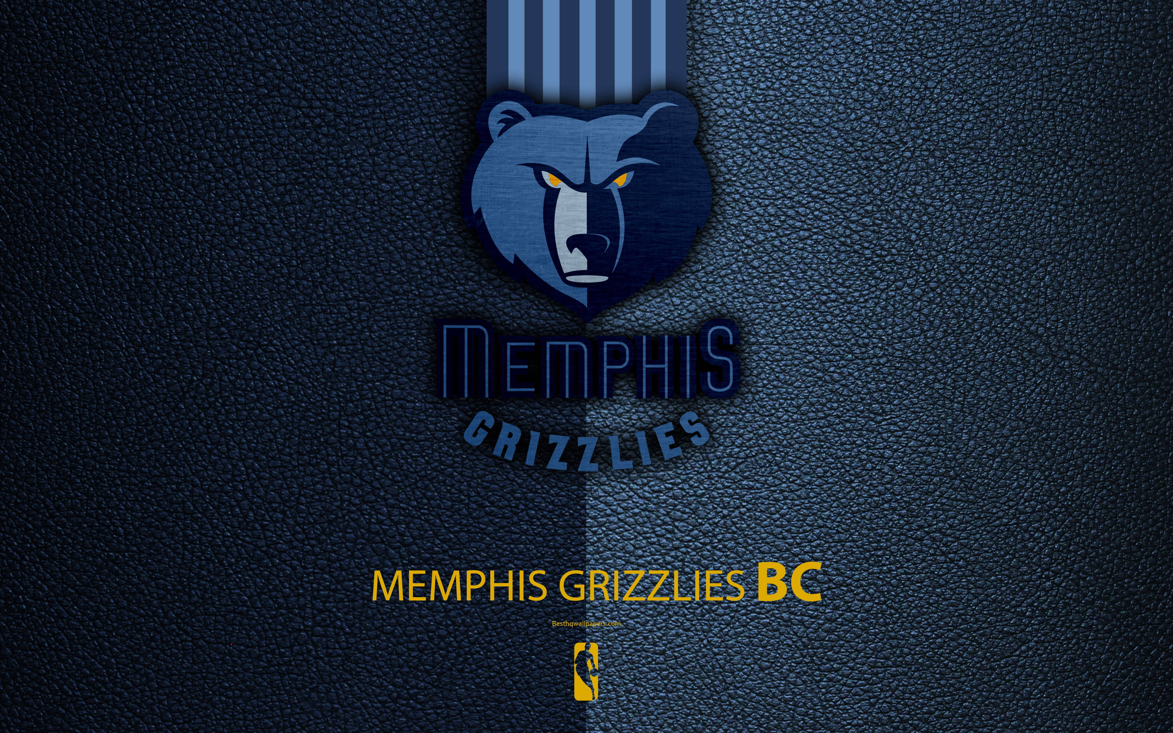 Two Tone Nba Memphis Grizzlies Logo Background