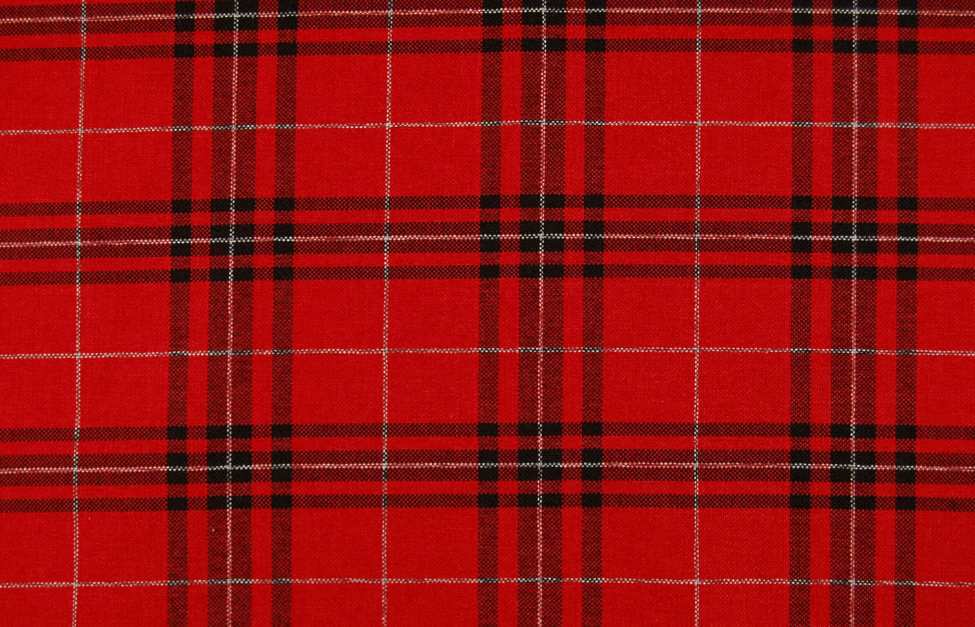 Two-toned Geometric Pattern Of Red And Black Plaid Background