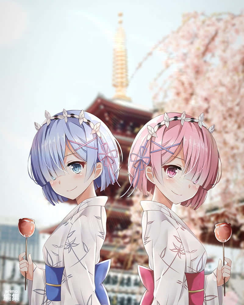 Two Unlikely Companions, Ram And Rem. Background