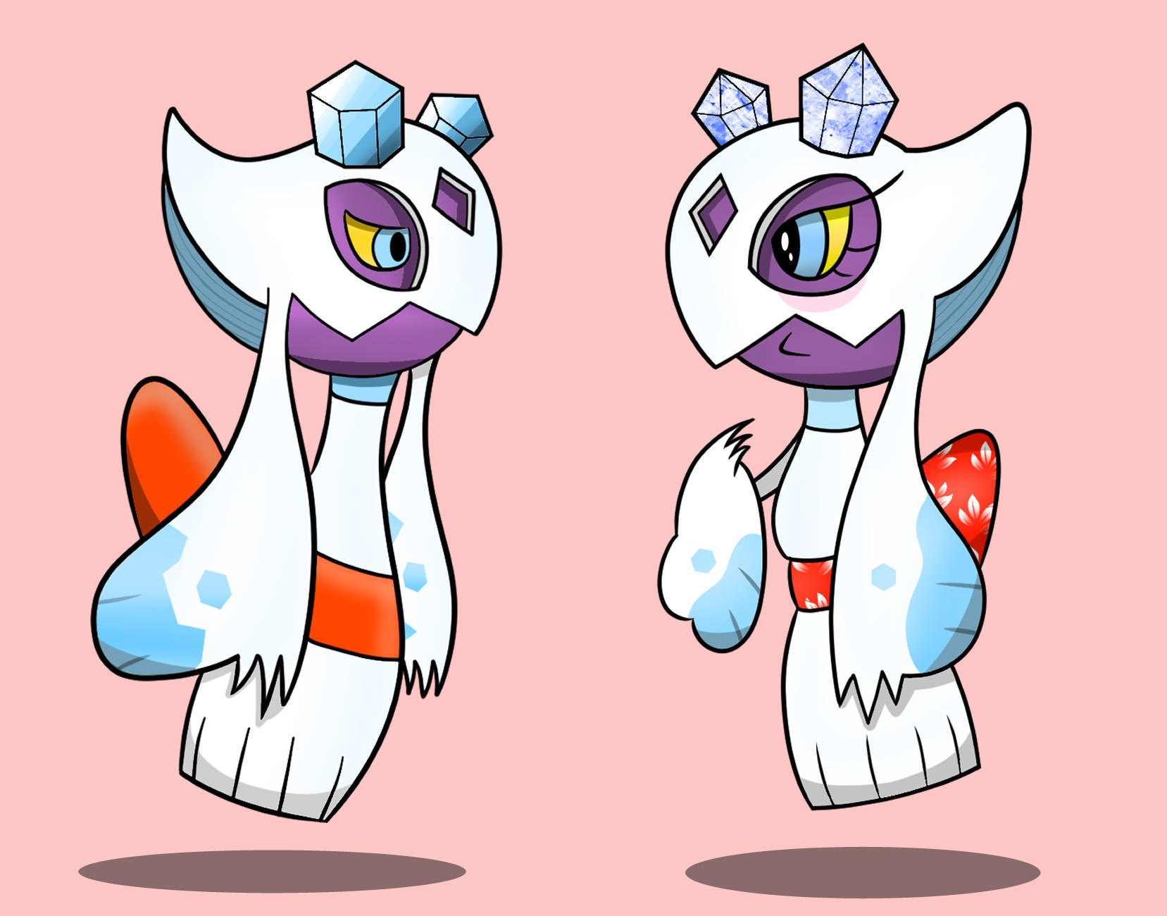 Two Versions Of Froslass