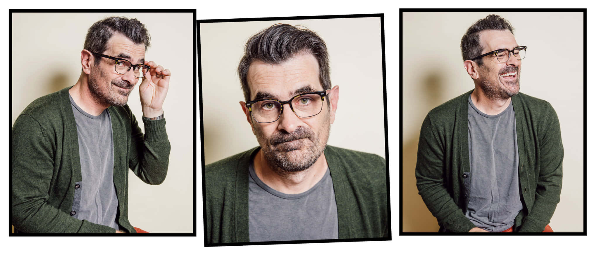 Ty Burrell Smiling In A Sophisticated Attire Background
