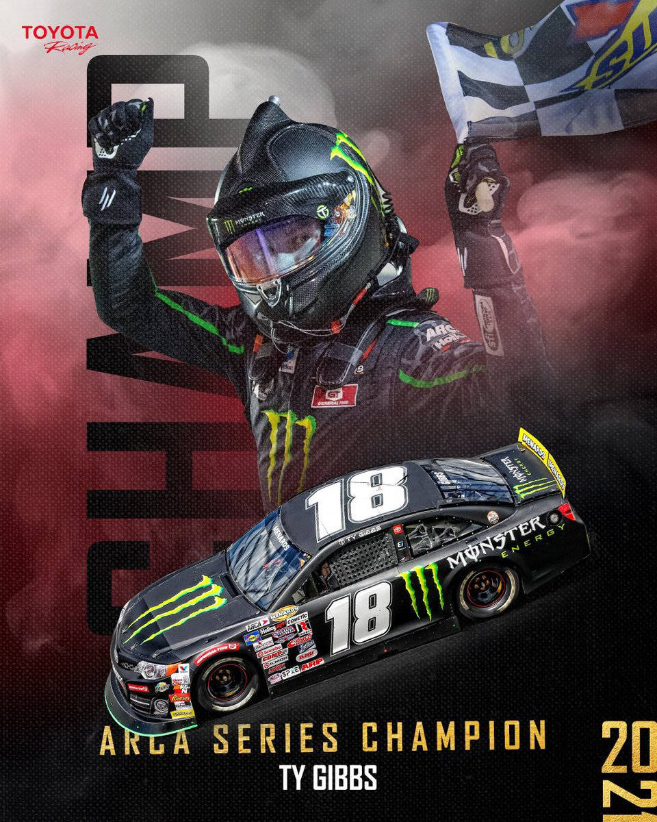 Ty Gibbs Arca Series Champion Edit Background