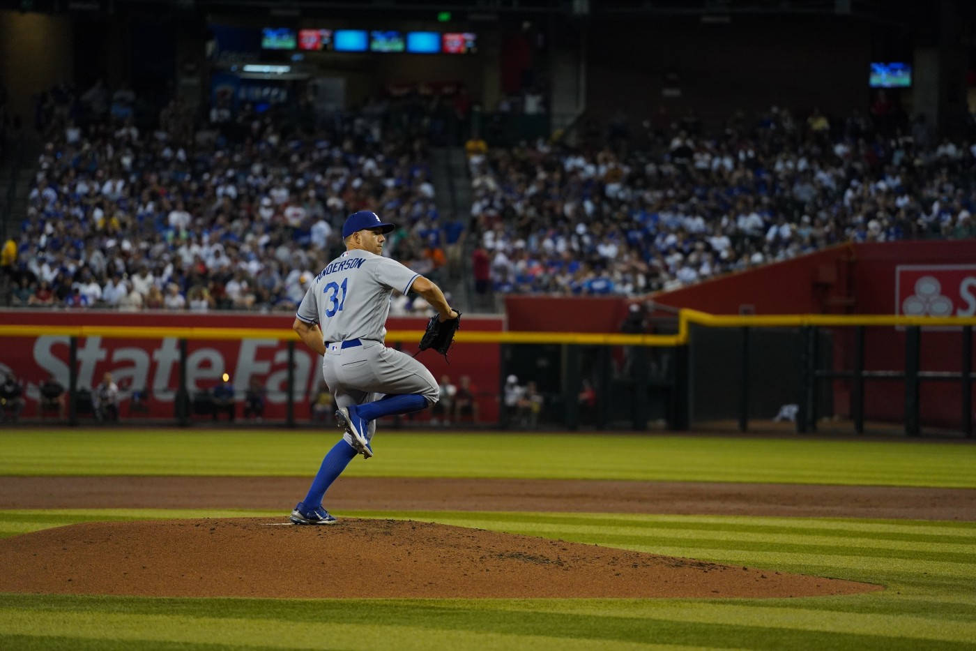 Tyler Anderson As Pitcher Background