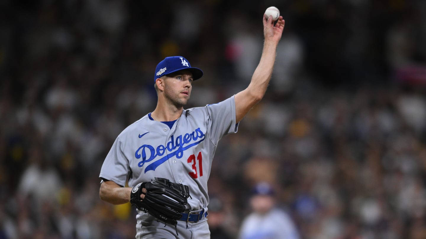 Tyler Anderson Holding Baseball