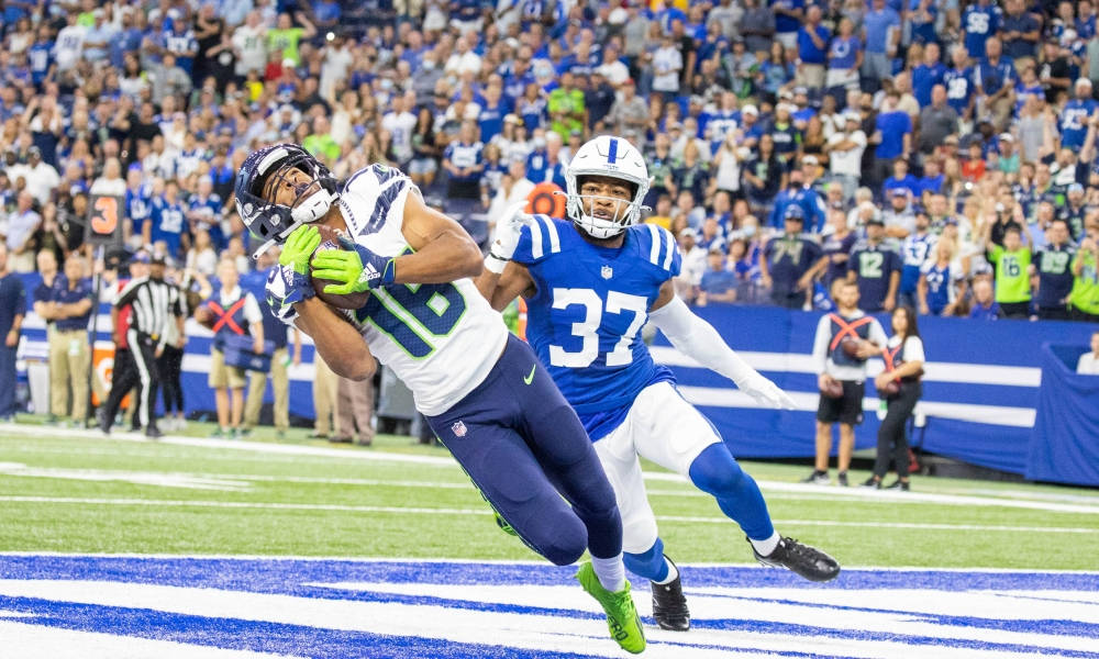 Tyler Lockett Football Player Indianapolis Colts Seattle Seahawks Background