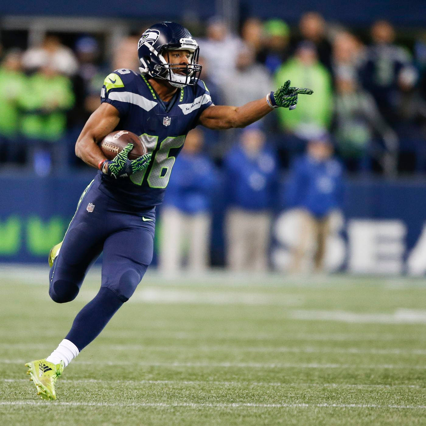 Tyler Lockett Football Player Seattle Seahawks Game Background