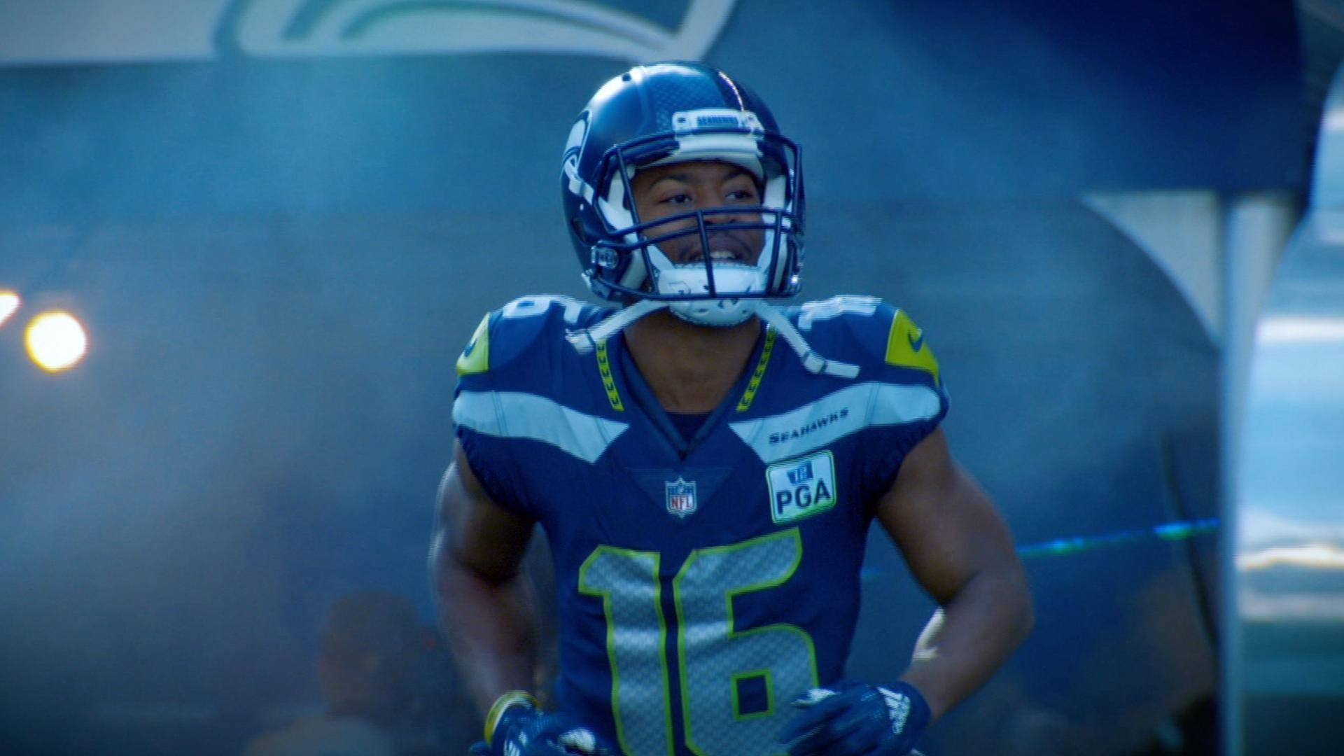 Tyler Lockett Football Player Seattle Seahawks Game Background