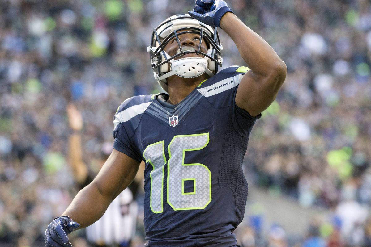 Tyler Lockett Football Player Seattle Seahawks Play