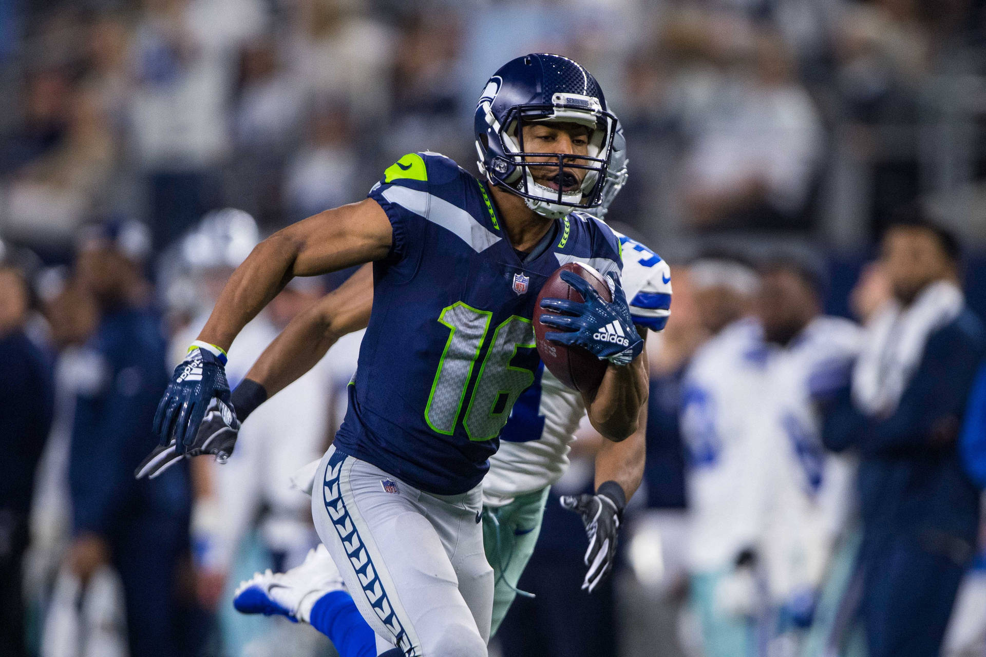 Tyler Lockett Football Player Seattle Seahawks Team Background