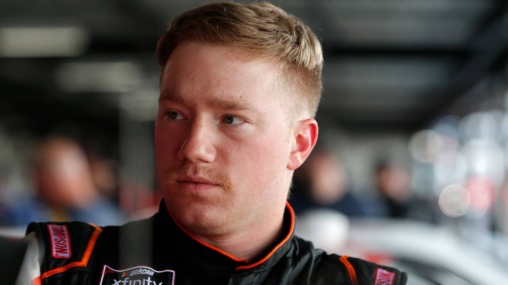 Tyler Reddick Earnest Face Background