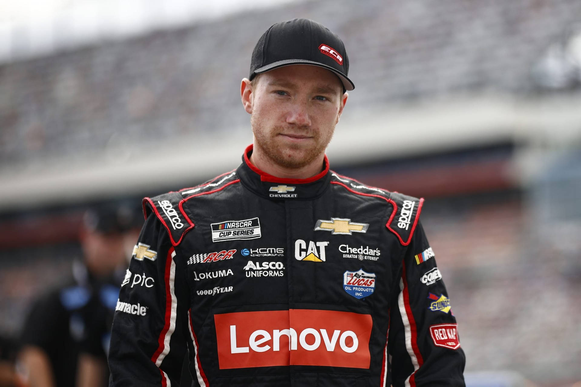 Tyler Reddick Focused Shot Background