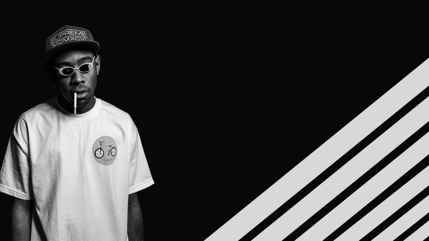 Tyler The Creator Black And White Background
