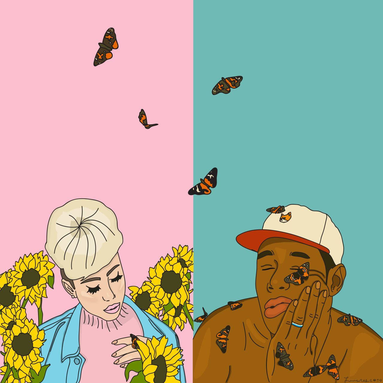 Tyler The Creator Perfect Song Cartoon Background