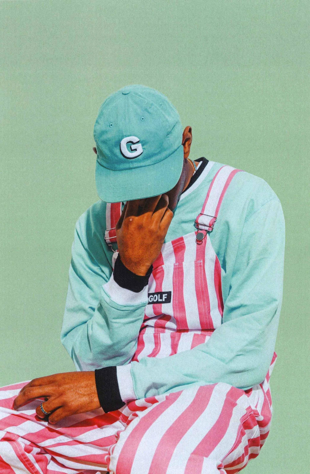 Tyler The Creator Striped Jumper Pants Background