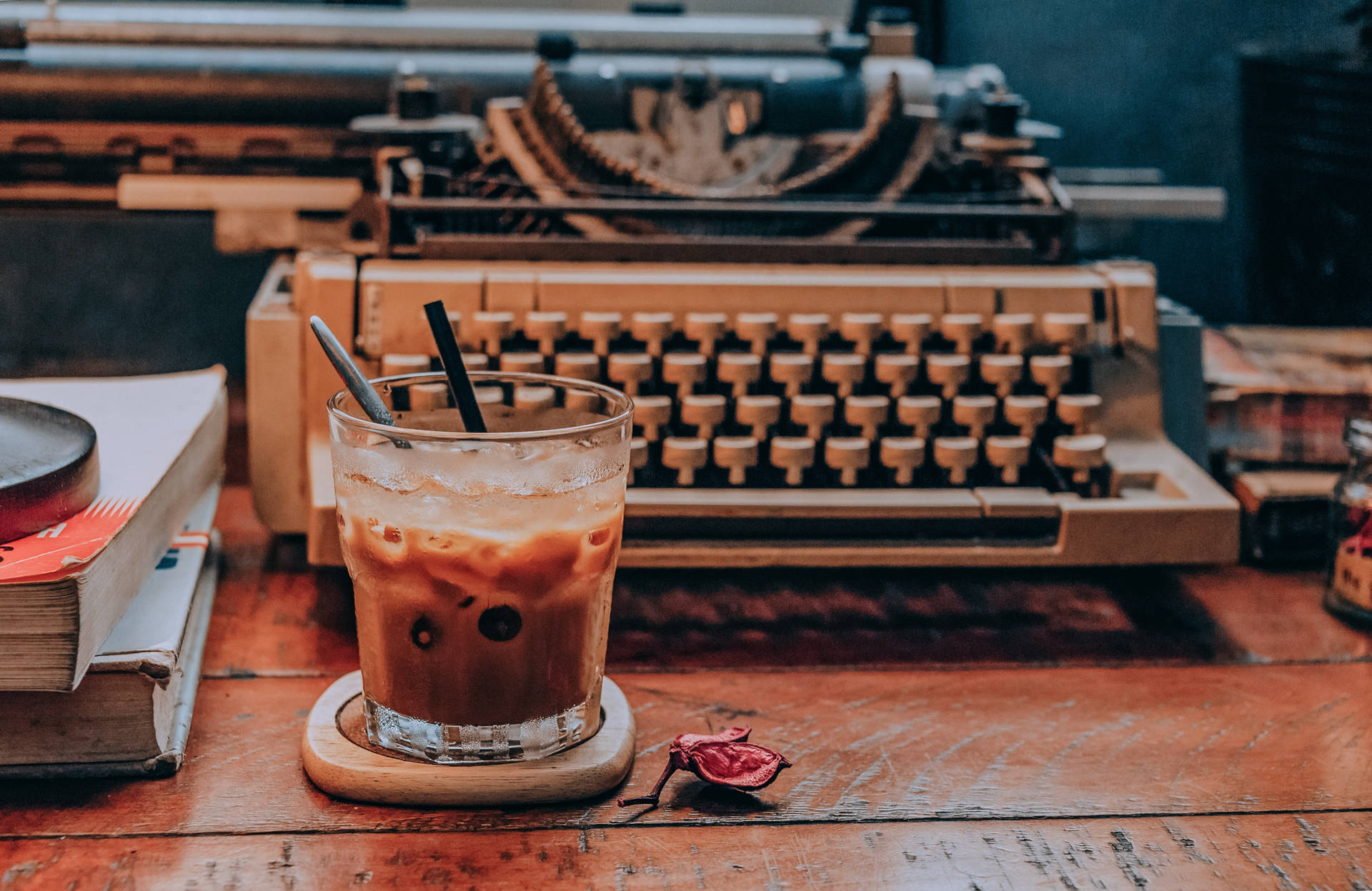 Typewriter And Coffee Aesthetic