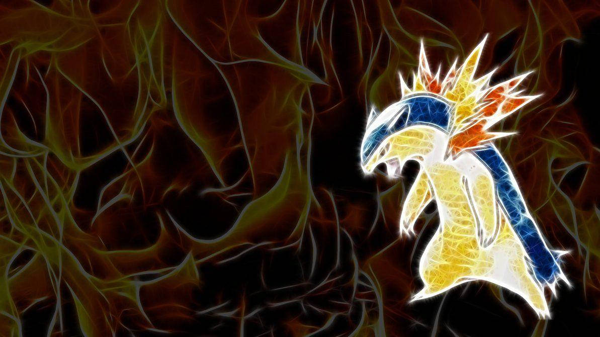 Typhlosion Flame Hd Background