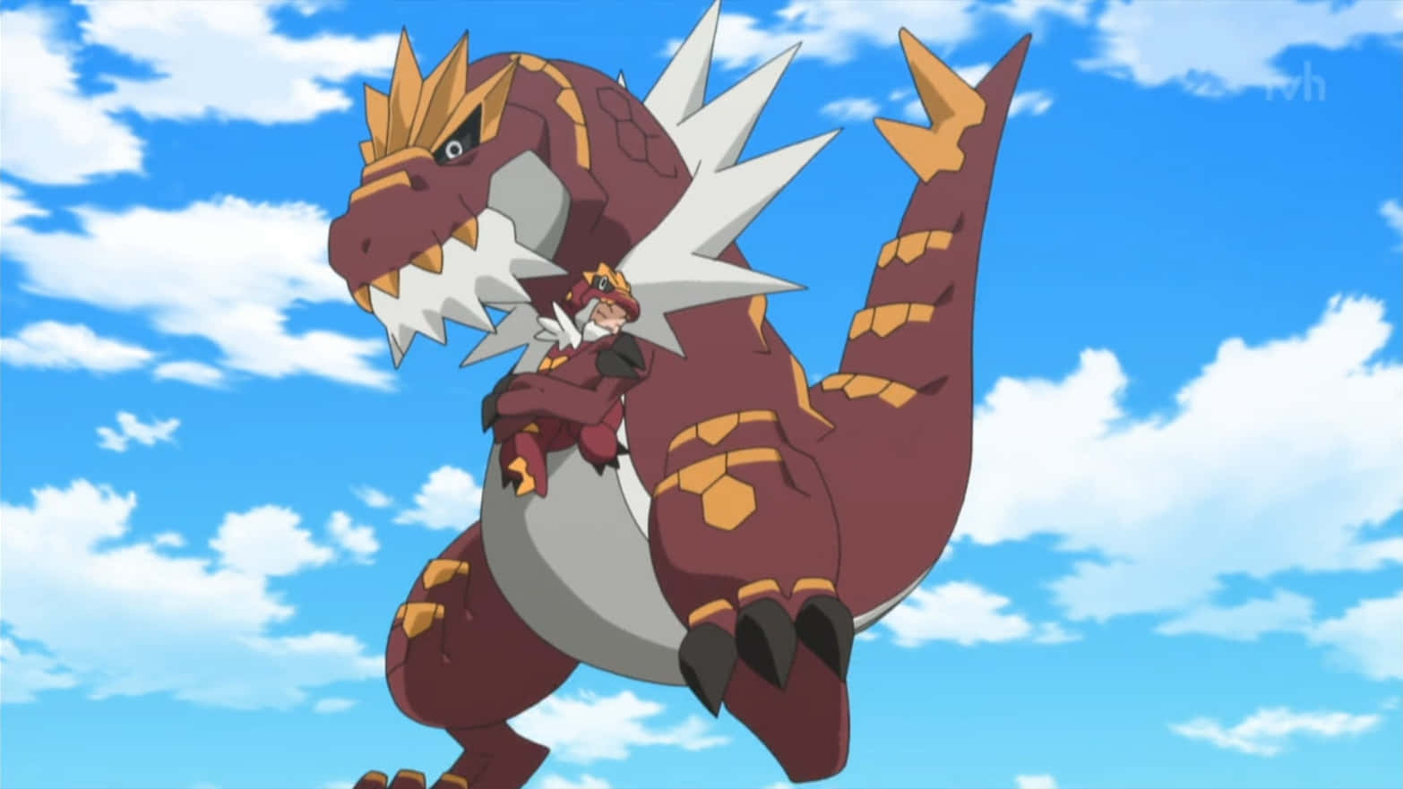 Tyrantrum Hugging Kid Background