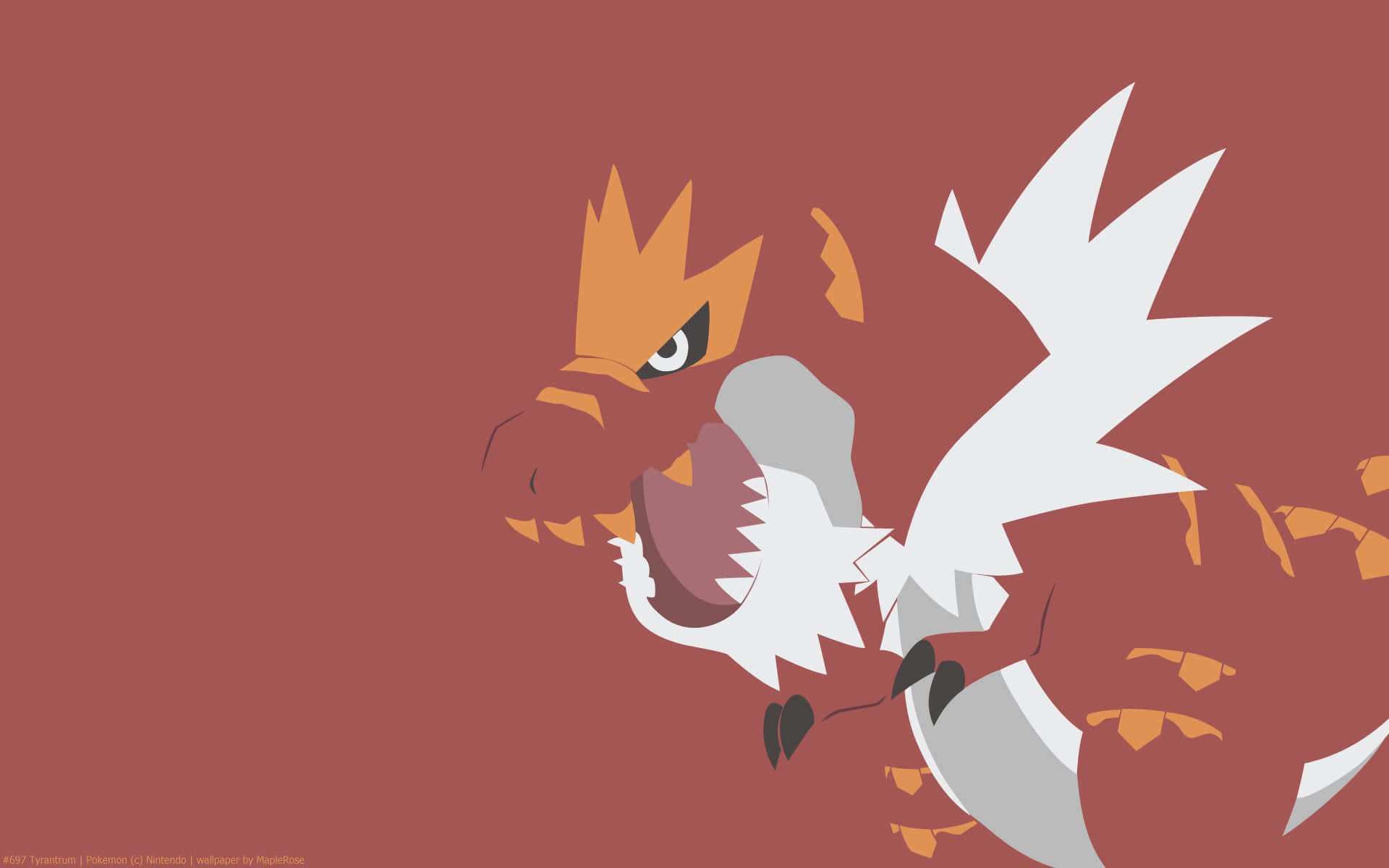 Tyrantrum Minimalist Background