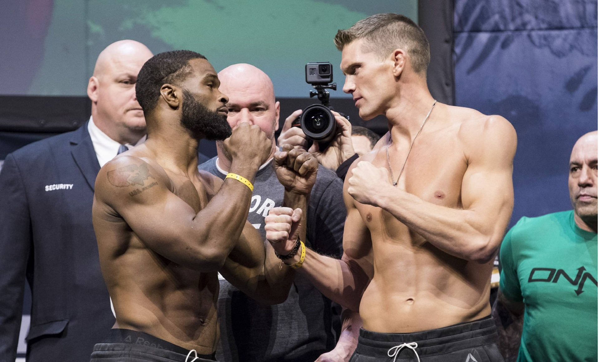 Tyron Woodley Against Rival Stephen Thompson Background