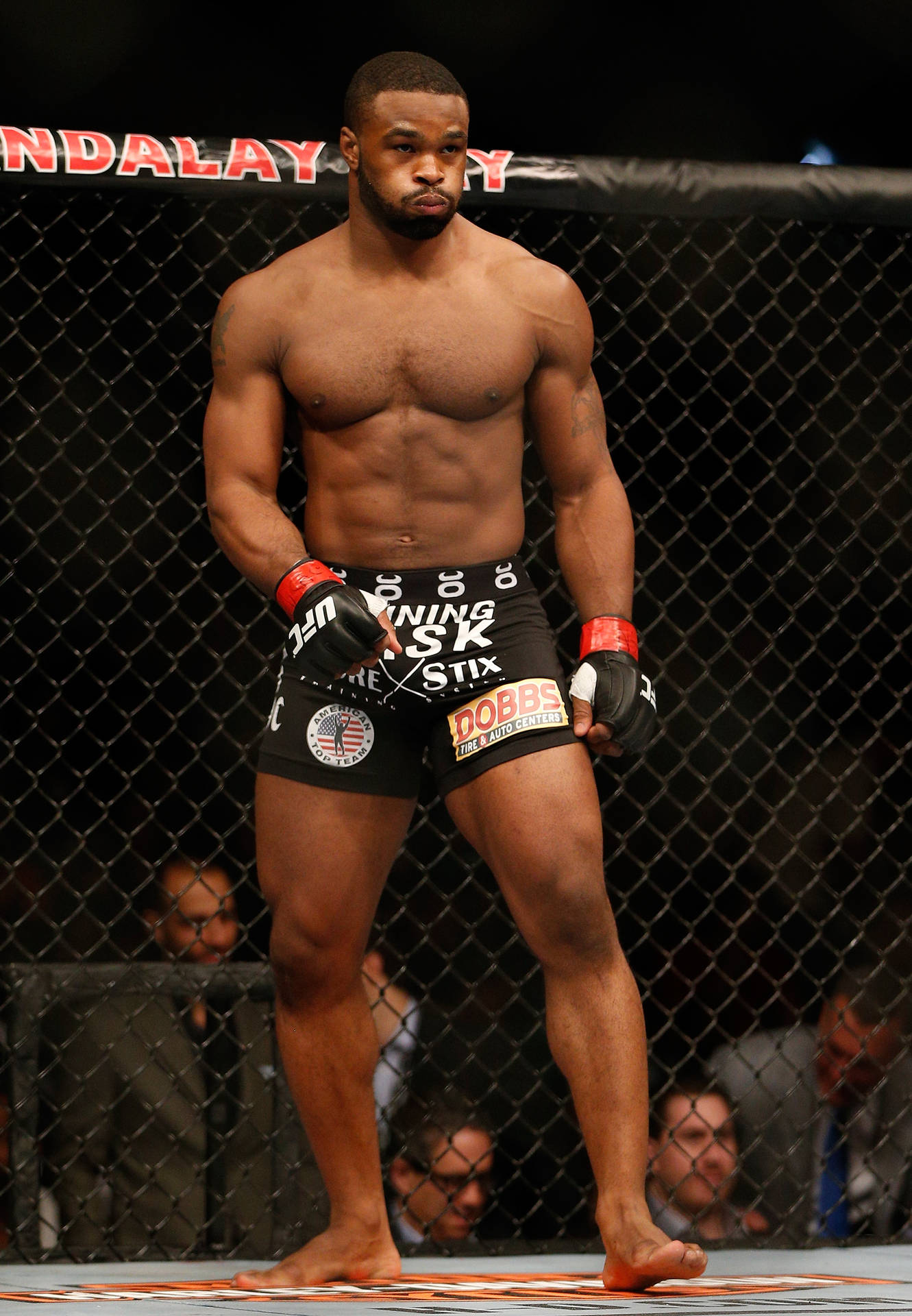 Tyron Woodley Inside The Octagon Background