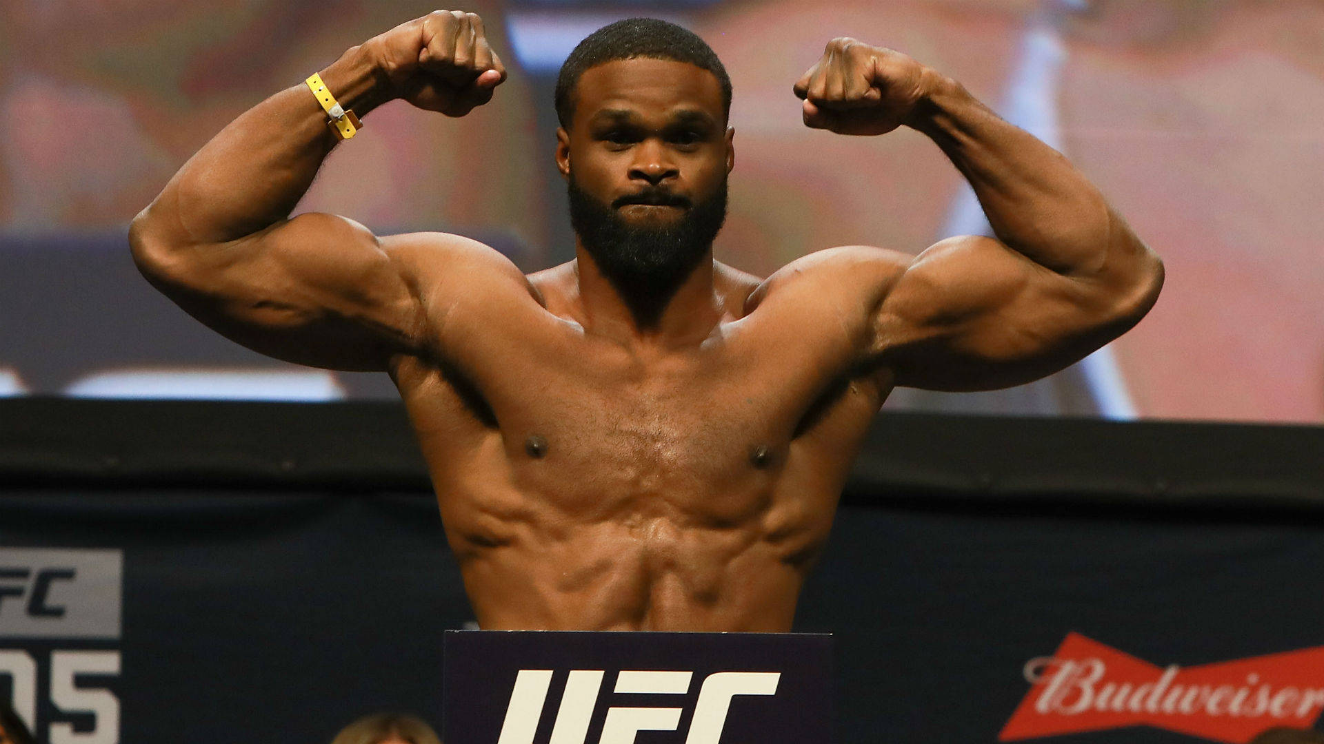 Tyron Woodley Solid Physique Background