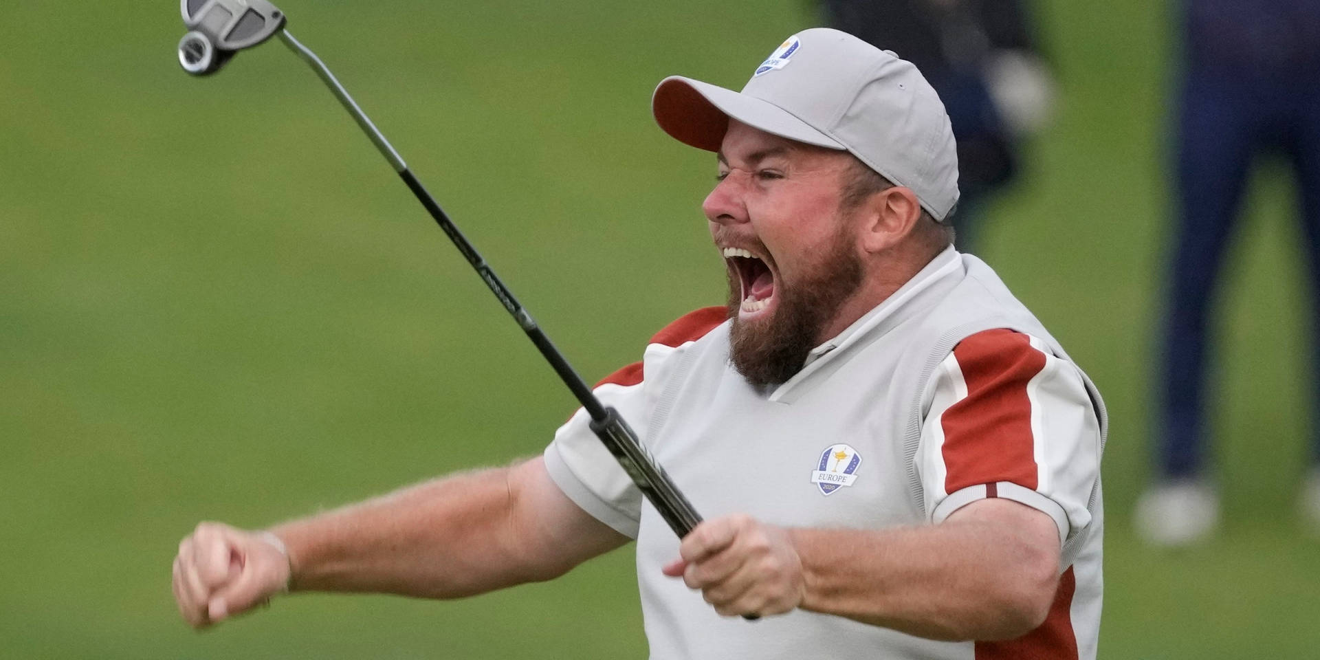 Tyrrell Hatton In Action During A Golf Tournament Background