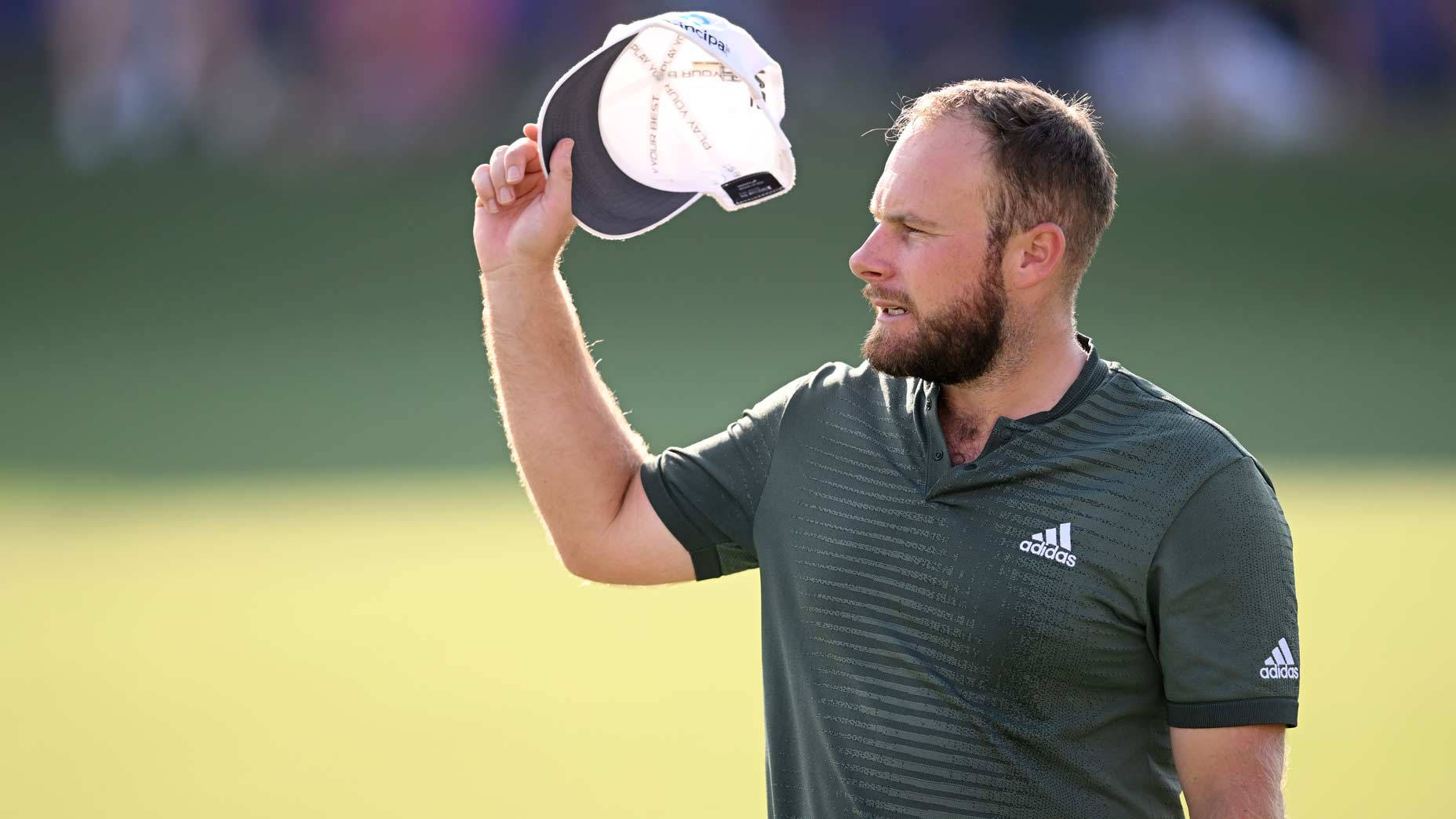 Tyrrell Hatton In Action On The Golf Course