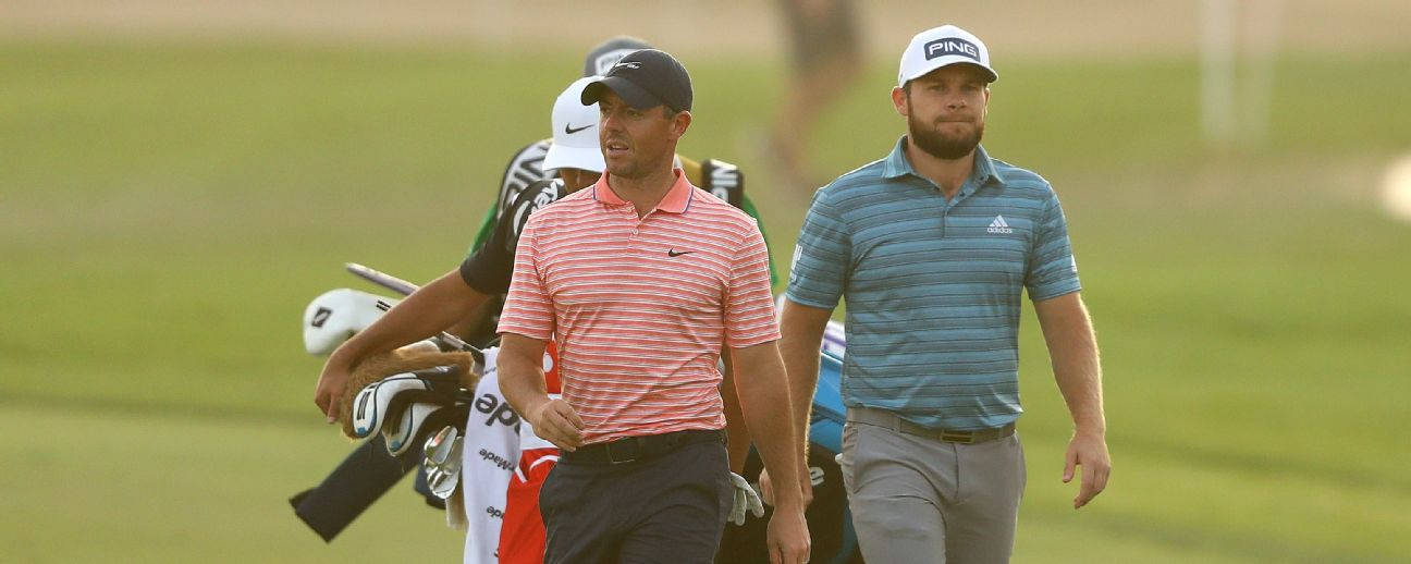 Tyrrell Hatton In Action On The Golf Course