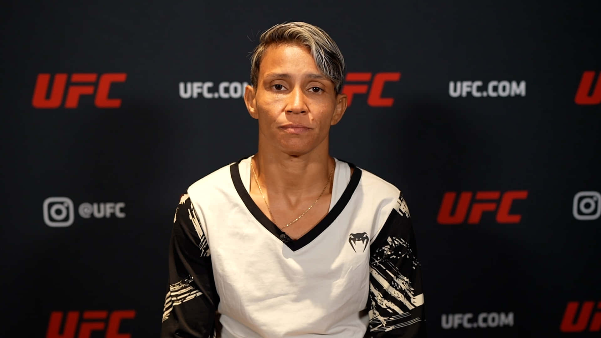 U F C Fighter Amanda Lemos Press Event Background