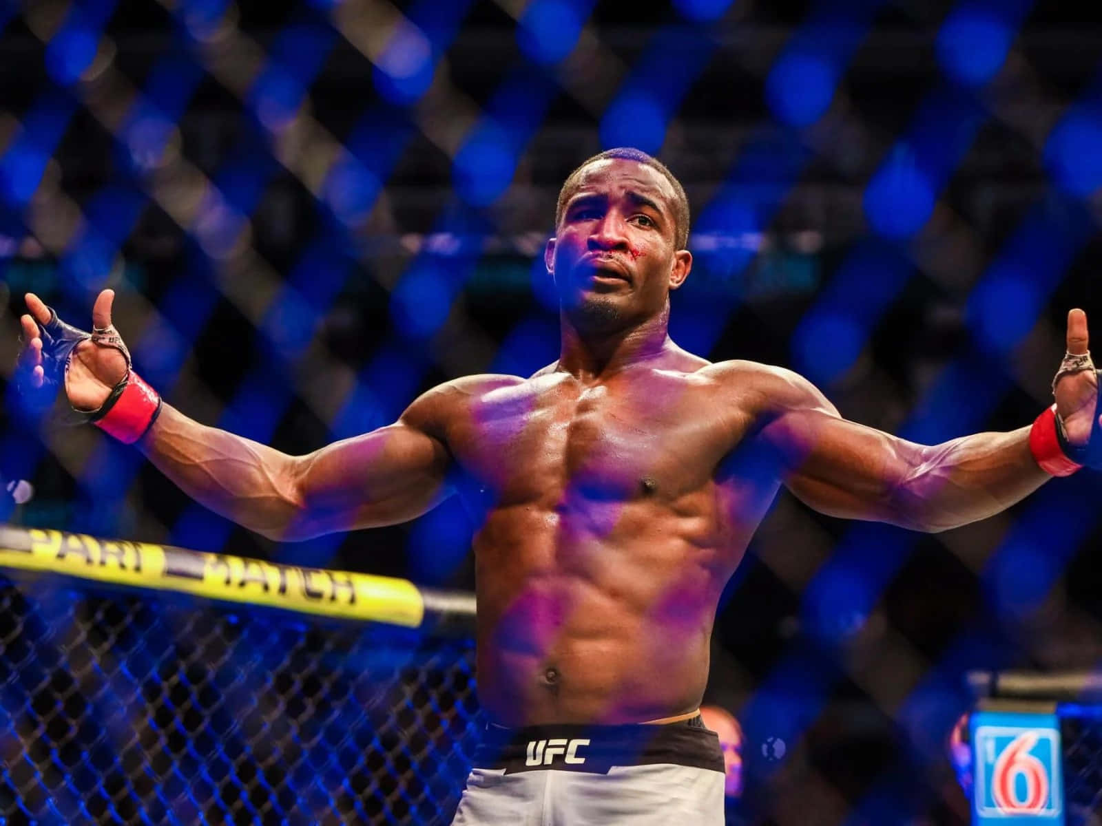 U F C Fighter Geoff Neal Victory Pose