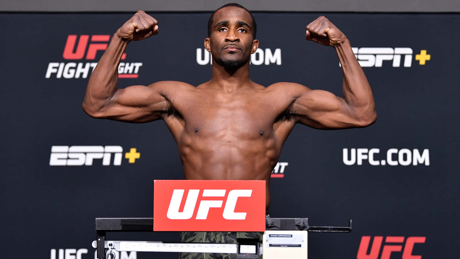 U F C Fighter Weigh In Flex Background