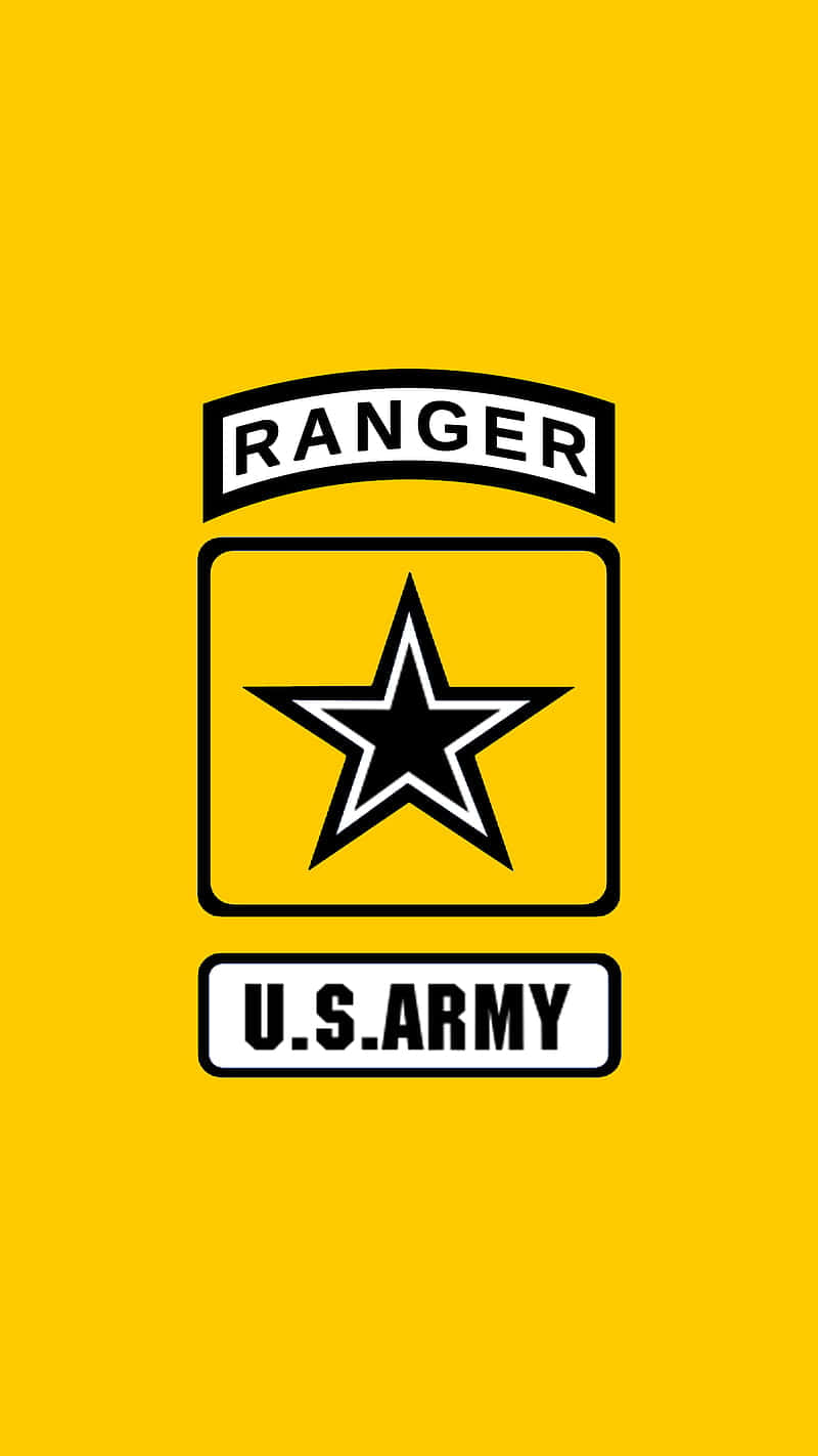 U S Army Ranger Tab Logoon Yellow