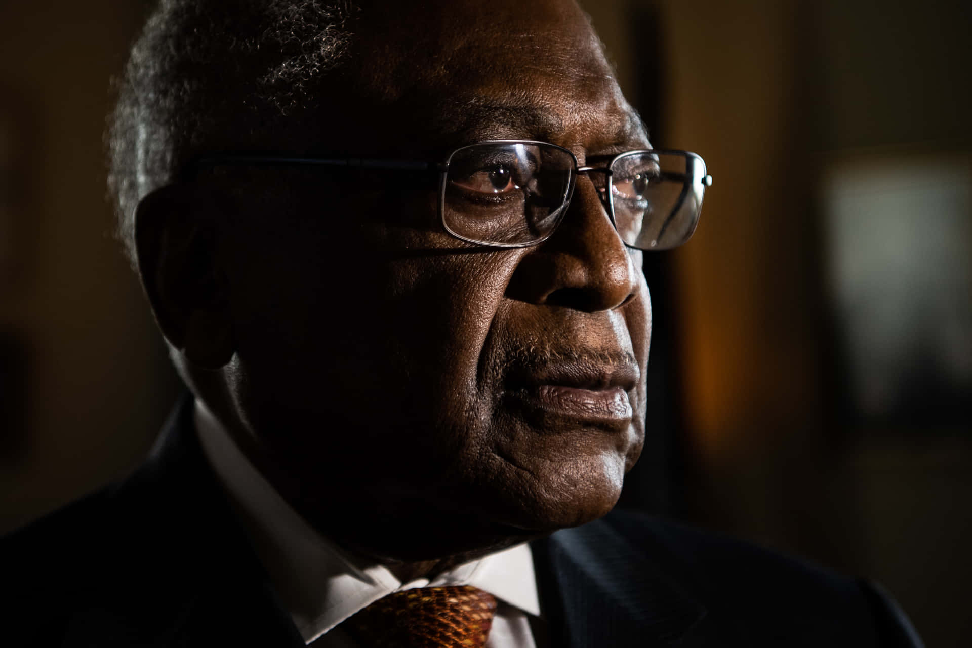 U.s. Congressman Jim Clyburn In Profile View Background
