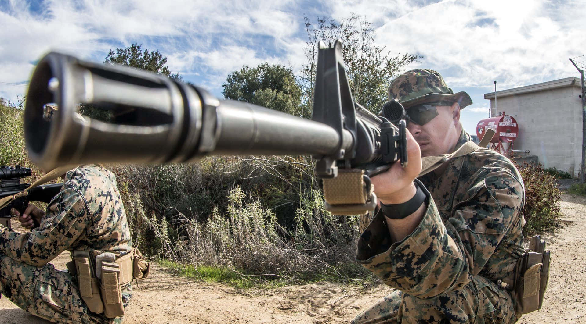 U.s. Marines - Defenders Of Freedom Background