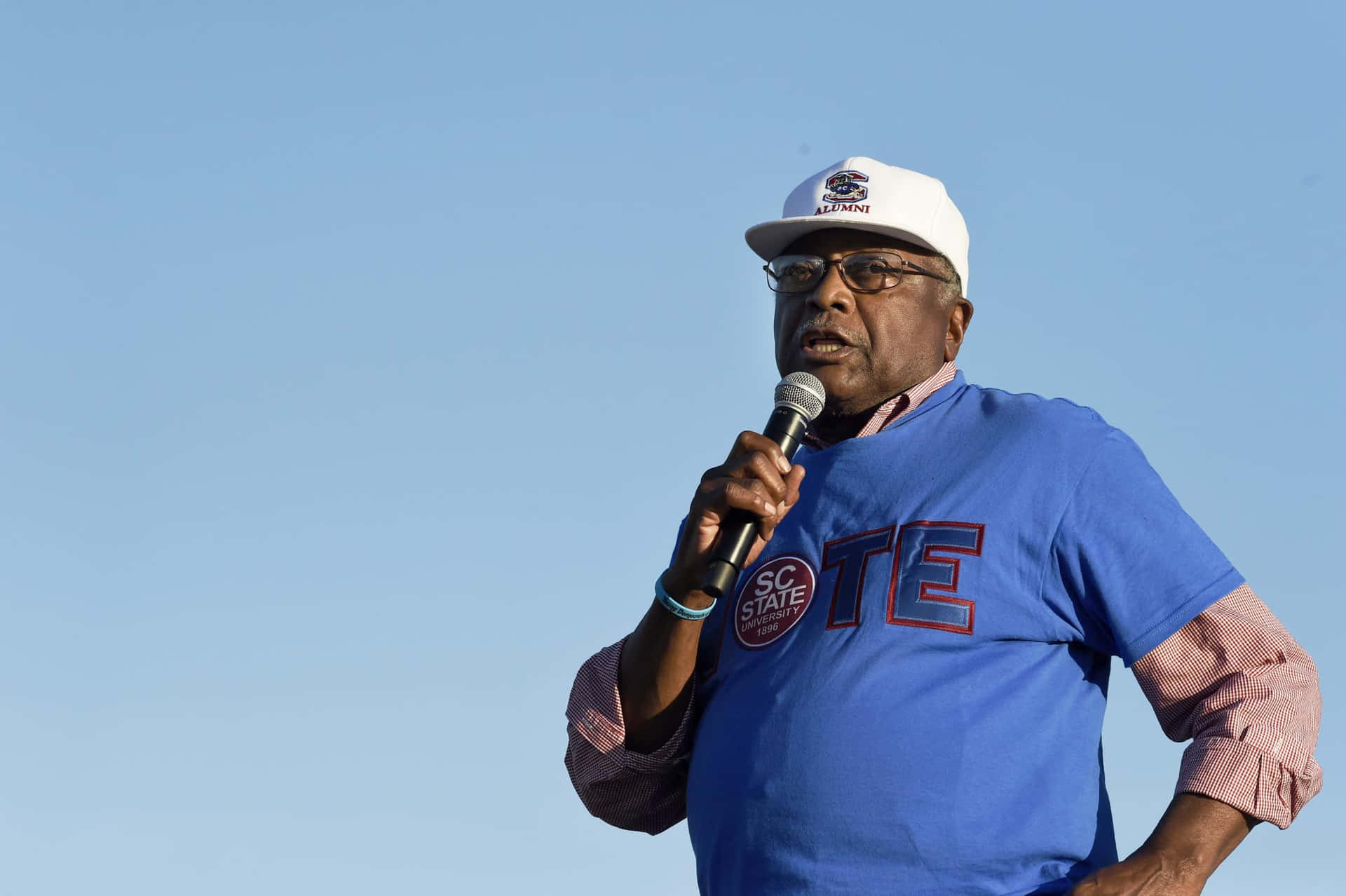 U.s. Representative Jim Clyburn In Casual Attire Background