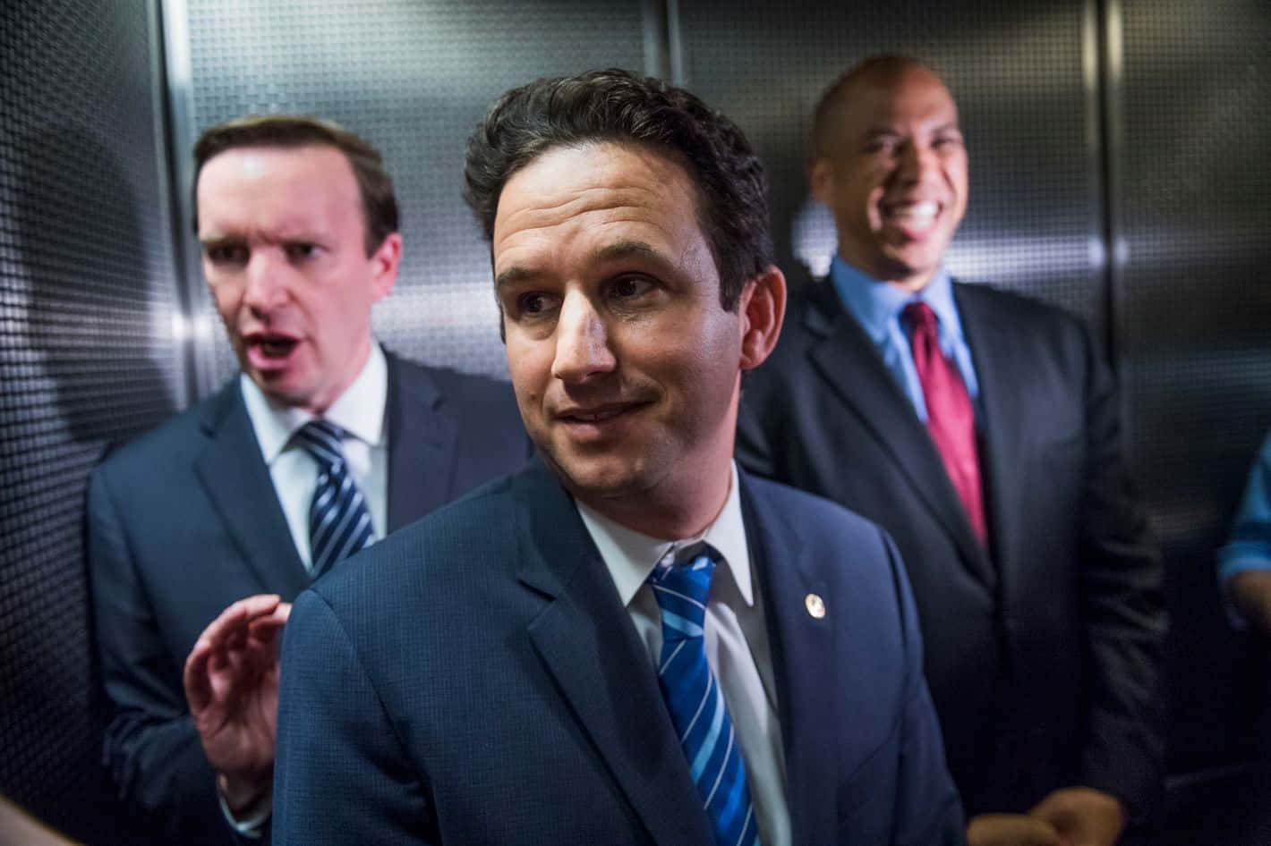 U.s. Senator Brian Schatz In An Elevator Background