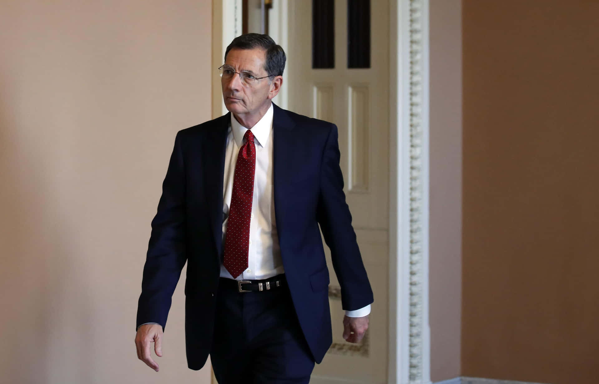U.s Senator John Barrasso In Motion Background