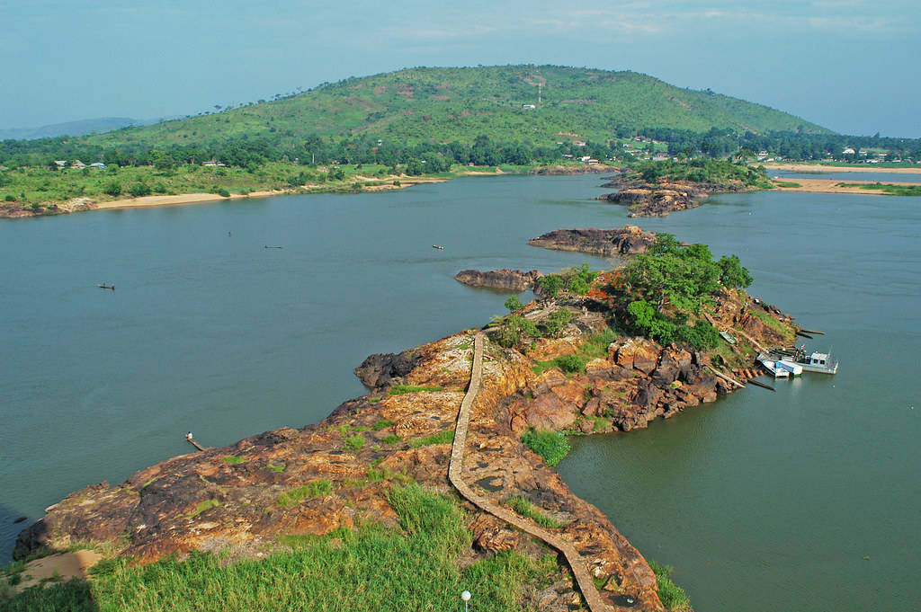 Ubangi River In Central African Republic