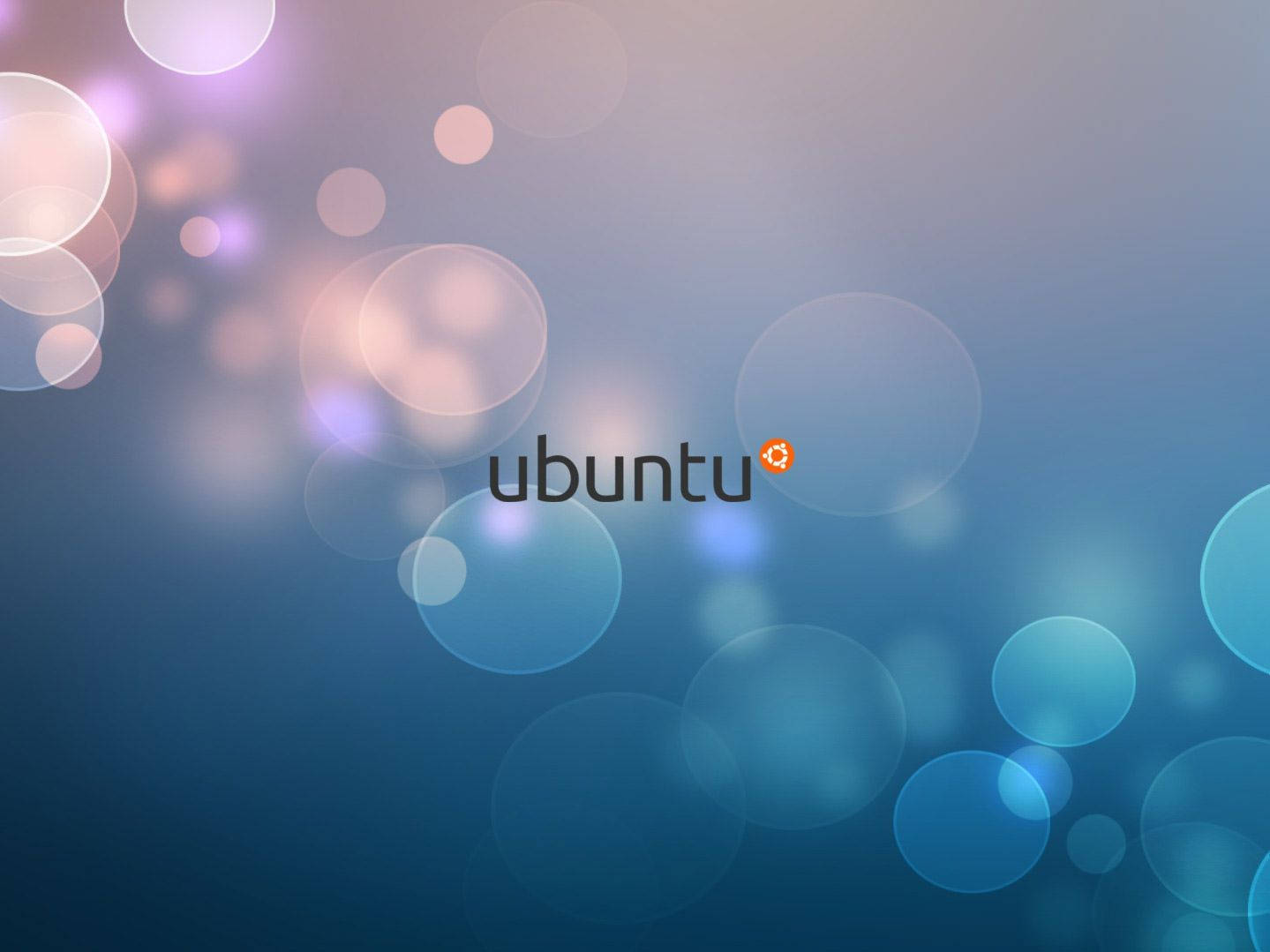 Ubuntu Circles Desktop Background