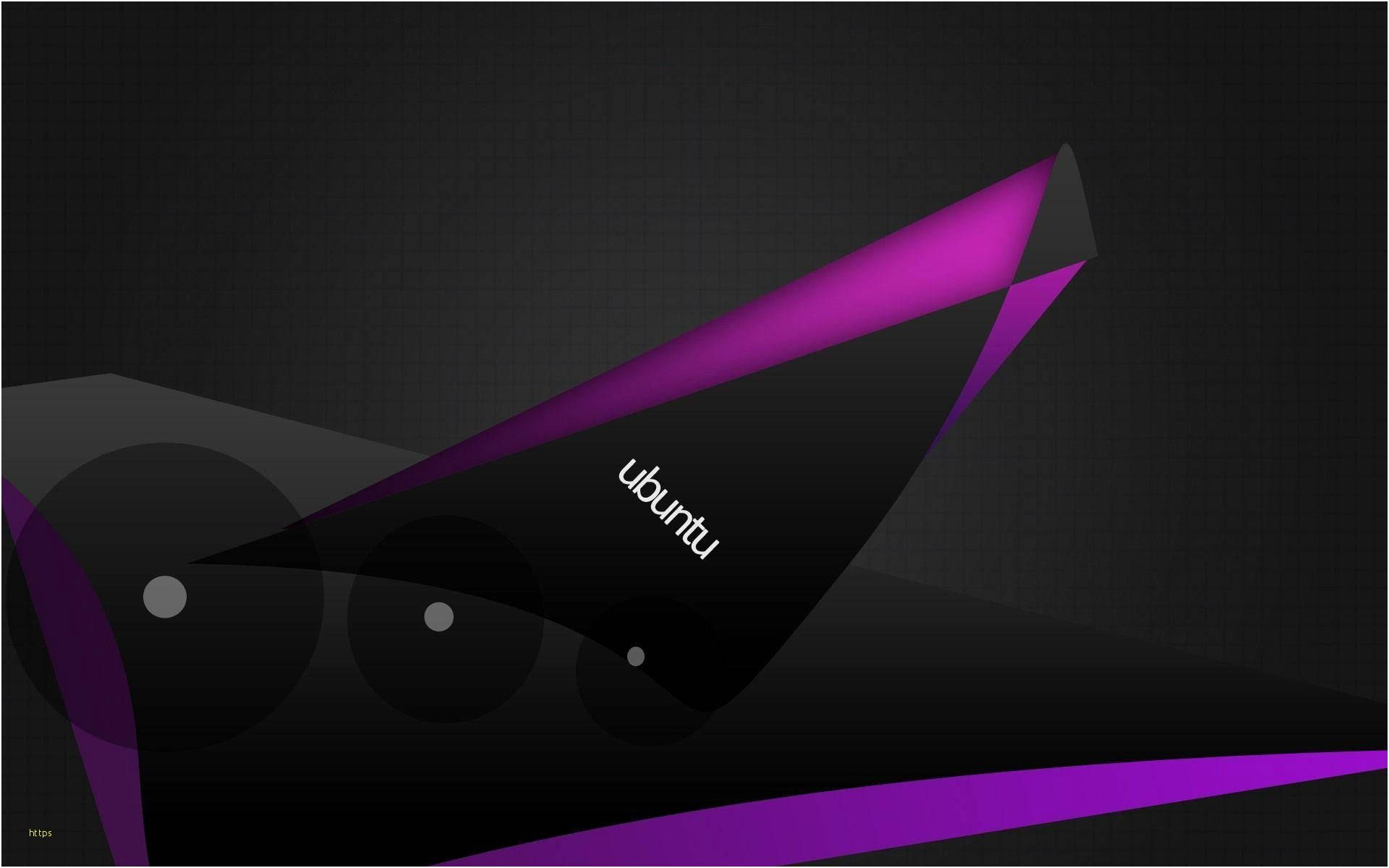 Ubuntu Purple And Black Background