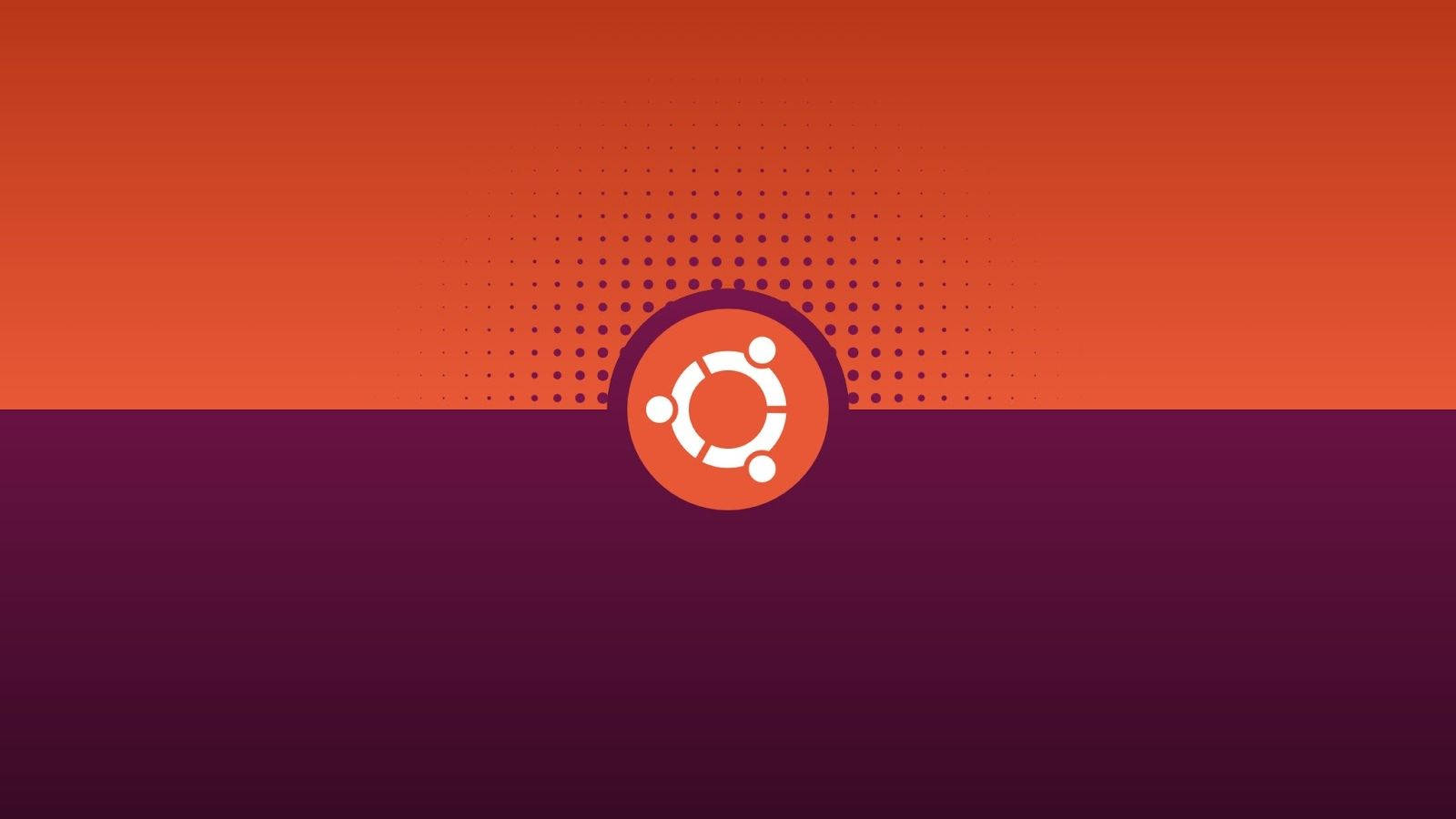 Ubuntu Purple Orange Flag Background