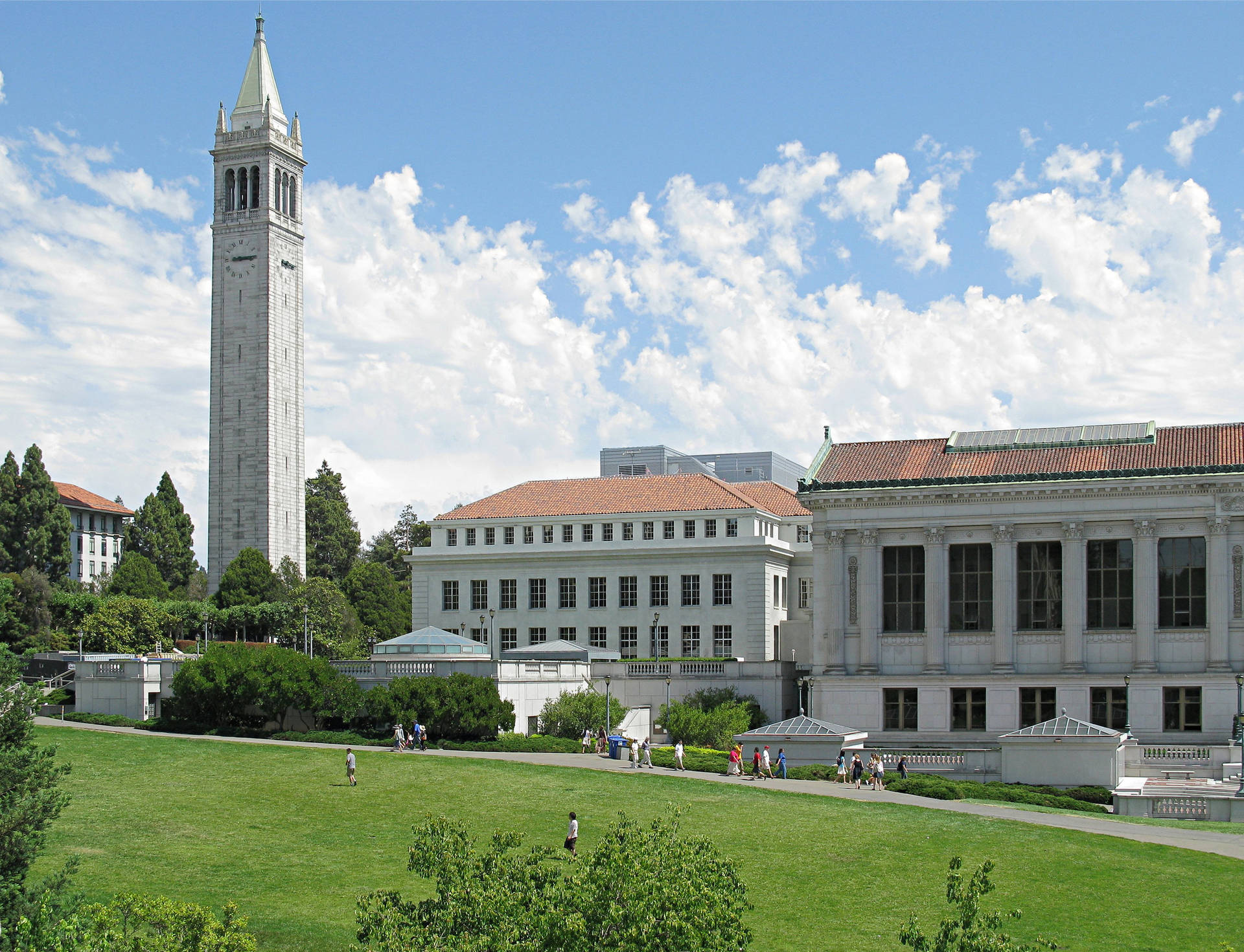 Ucb Campus And Tower Background