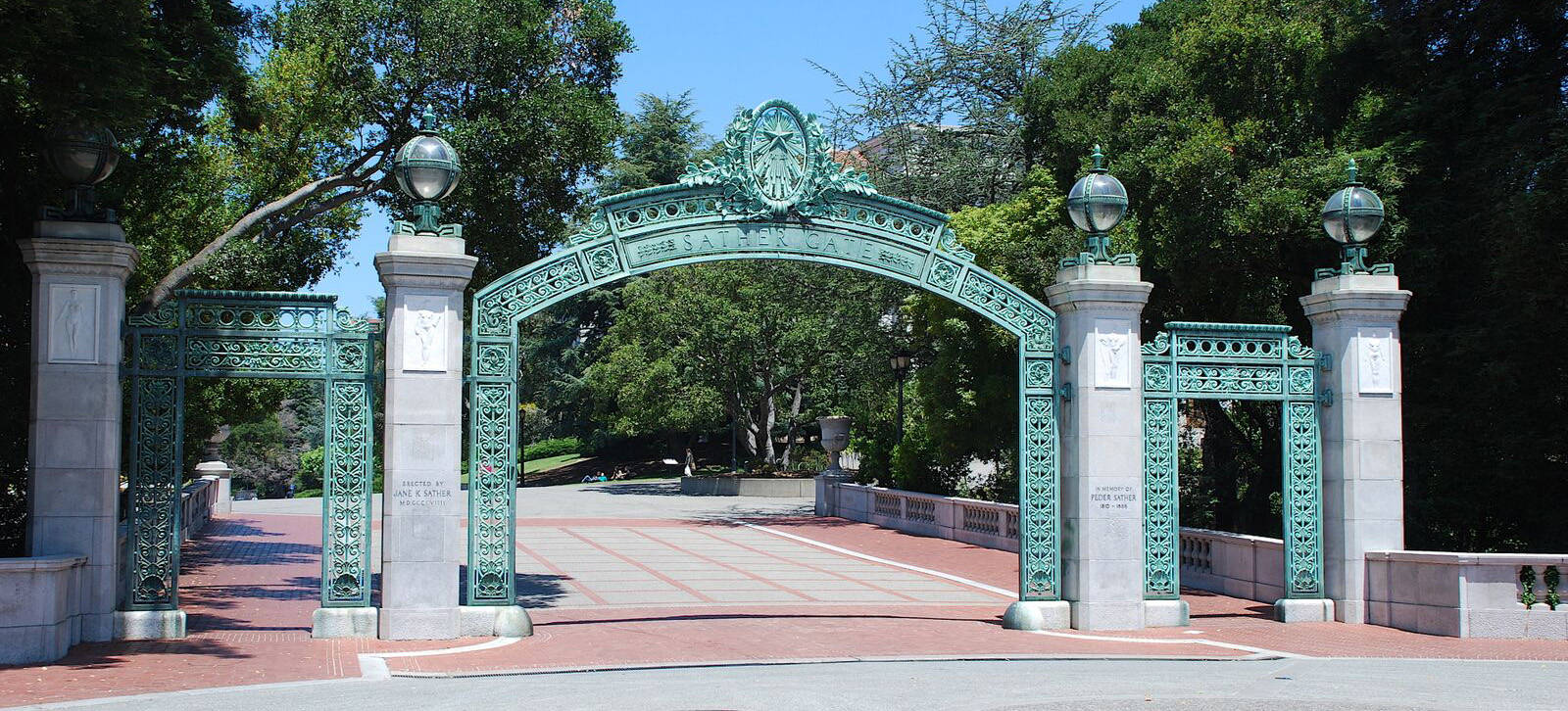 Ucb Oxidized Sather Gate Background