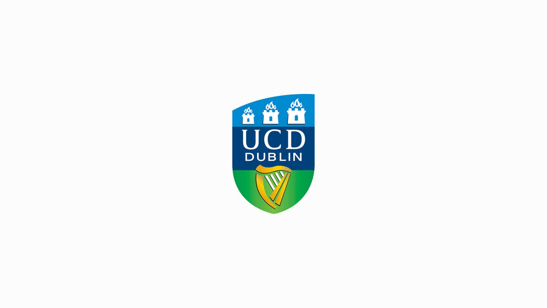 Ucd Dublin Logo In White Background